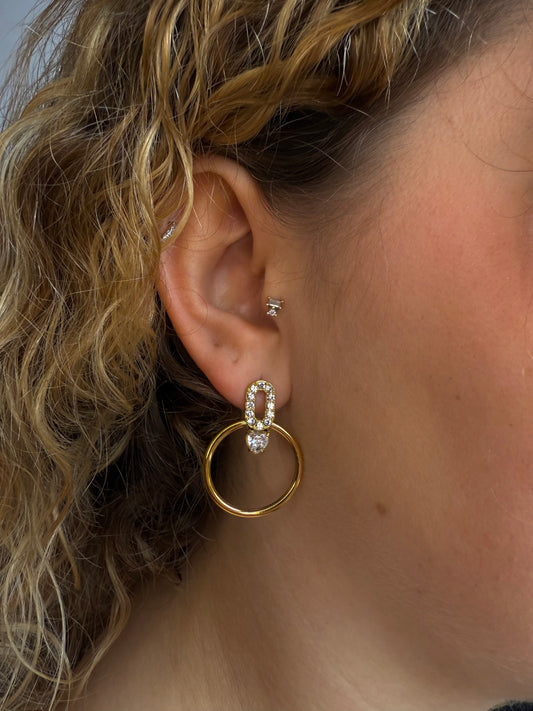 Boucles d’oreilles Ambre